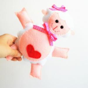 Lamb Sewing Pattern - Pdf Epattern - Toy Doll..