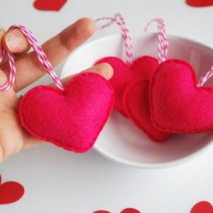Heart Mini Ornaments Pdf Sewing Pattern , Kids..