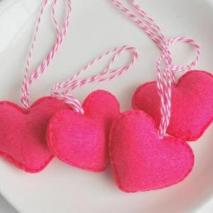 Heart Mini Ornaments Pdf Sewing Pattern , Kids..