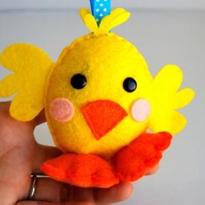 Baby Chick Plush Ornament Sewing Pattern - Pdf..