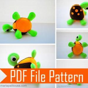 Baby Turtle Sewing Pattern - Pdf Epattern..