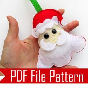 Santa Claus Sewing Pattern - Pdf Epattern ,..