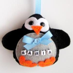 Christmas Penguin Ornament Pdf Sewing Pattern..