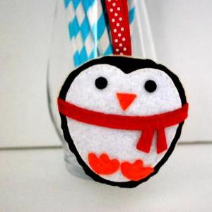 Diy Penguin Christmas Ornament Pdf Cookie Sewing..