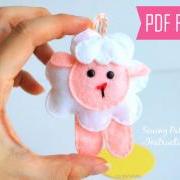 Baby Sheep Sewing Pattern - Toy Doll Softie Sewing Pattern - PDF Sewing Pattern Sewing pattern and Instructions A776